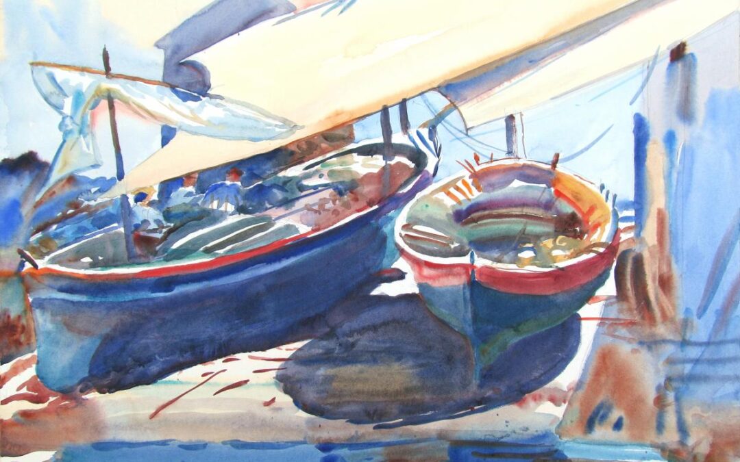 Boat Duet Drawn Up – After Sargent