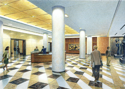 Terrell Place, Main Lobby, Washington D.C.